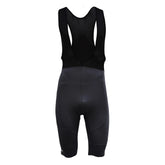 Aerodoc Ignite Black Cycling Bibshorts with Reflective Zipper, Power Band, and 2 Pockets